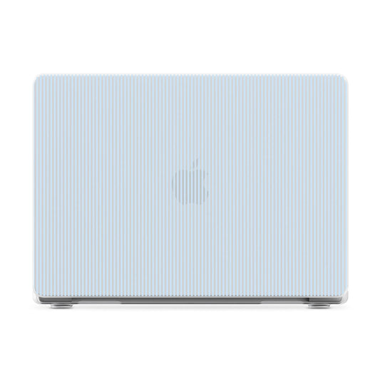 Stripes and the City | Light Blue Pinstripe Laptop Shell - 16" MacBook Pro