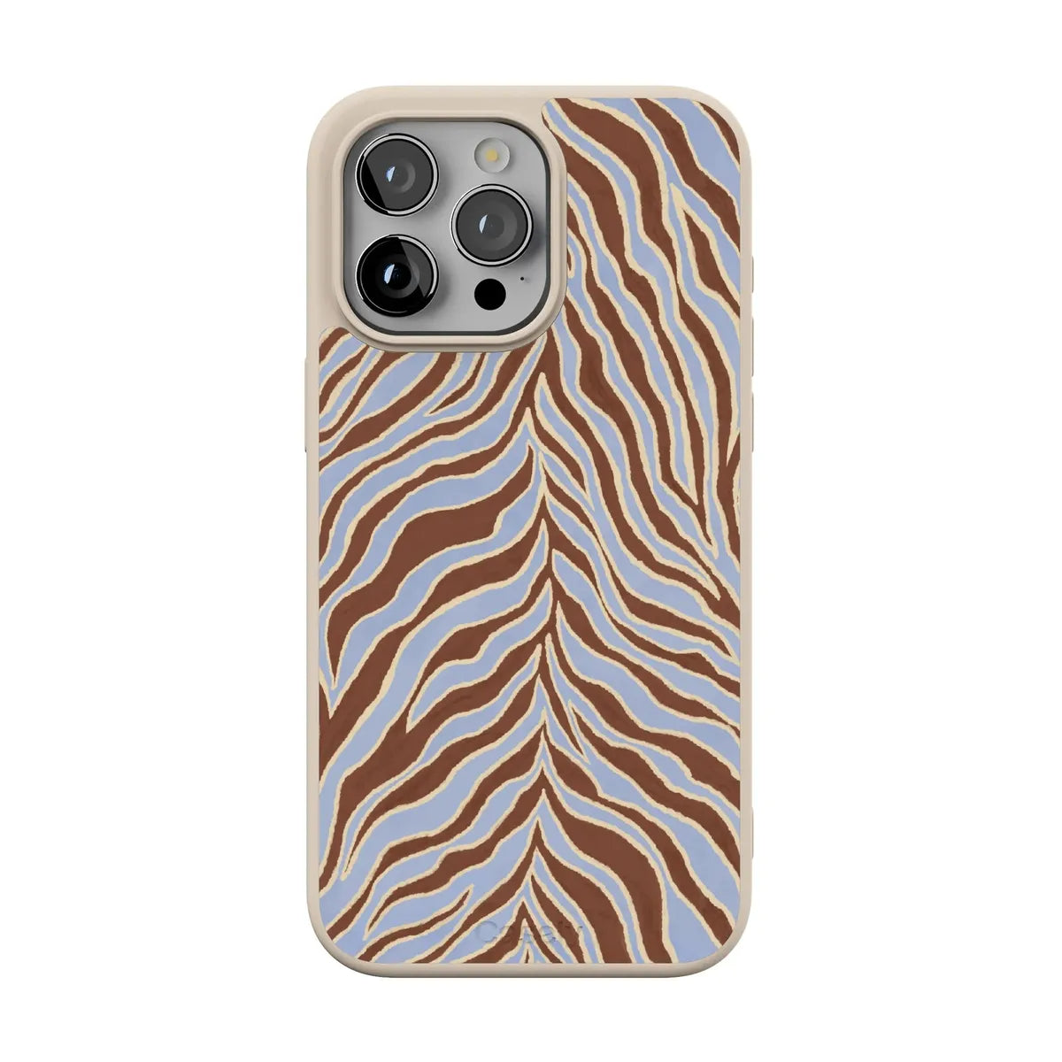 Untamed | Brown & Blue Zebra Case - iPhone 13 Pro