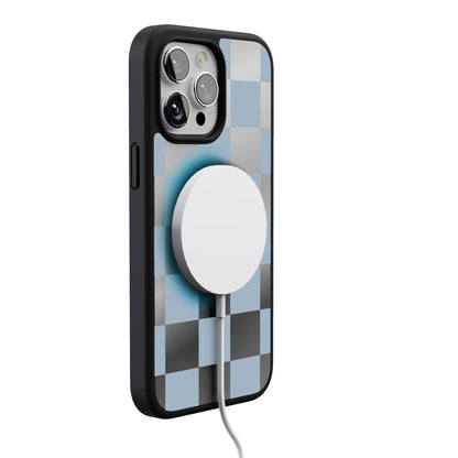 Fit Check | Light Blue Checkerboard Case