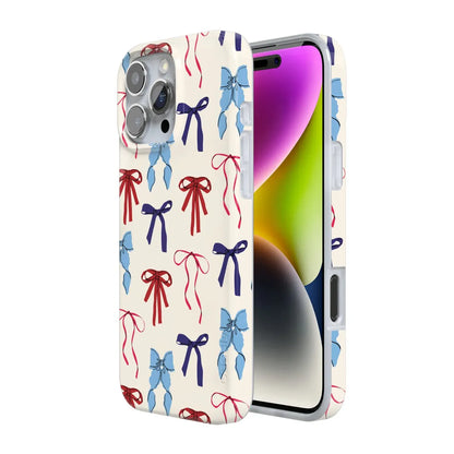 American Girlie | Red White & Blue Bows Case