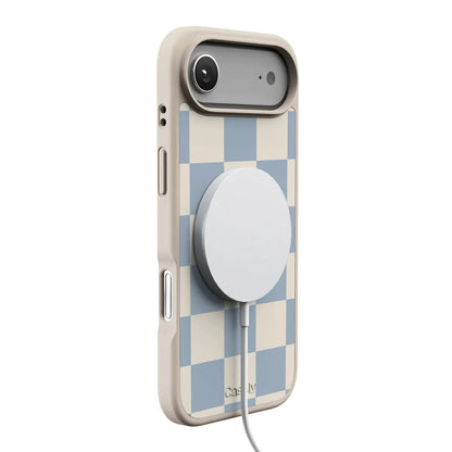 Fit Check | Light Blue Checkerboard Case