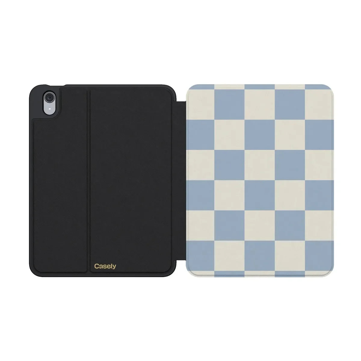 Fit Check | Light Blue Checkerboard iPad Case
