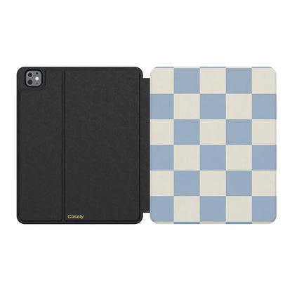 Fit Check | Light Blue Checkerboard iPad Case