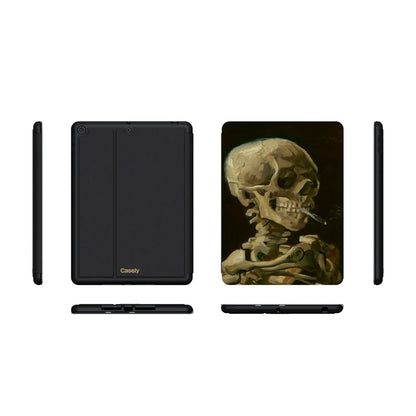Van Gogh | Head of a Skeleton with a Burning Cigarette iPad Case