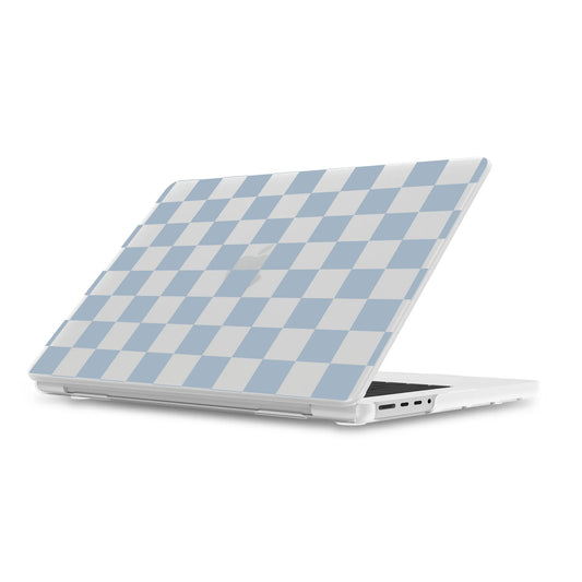 Fit Check | Light Blue Checkerboard Laptop Shell