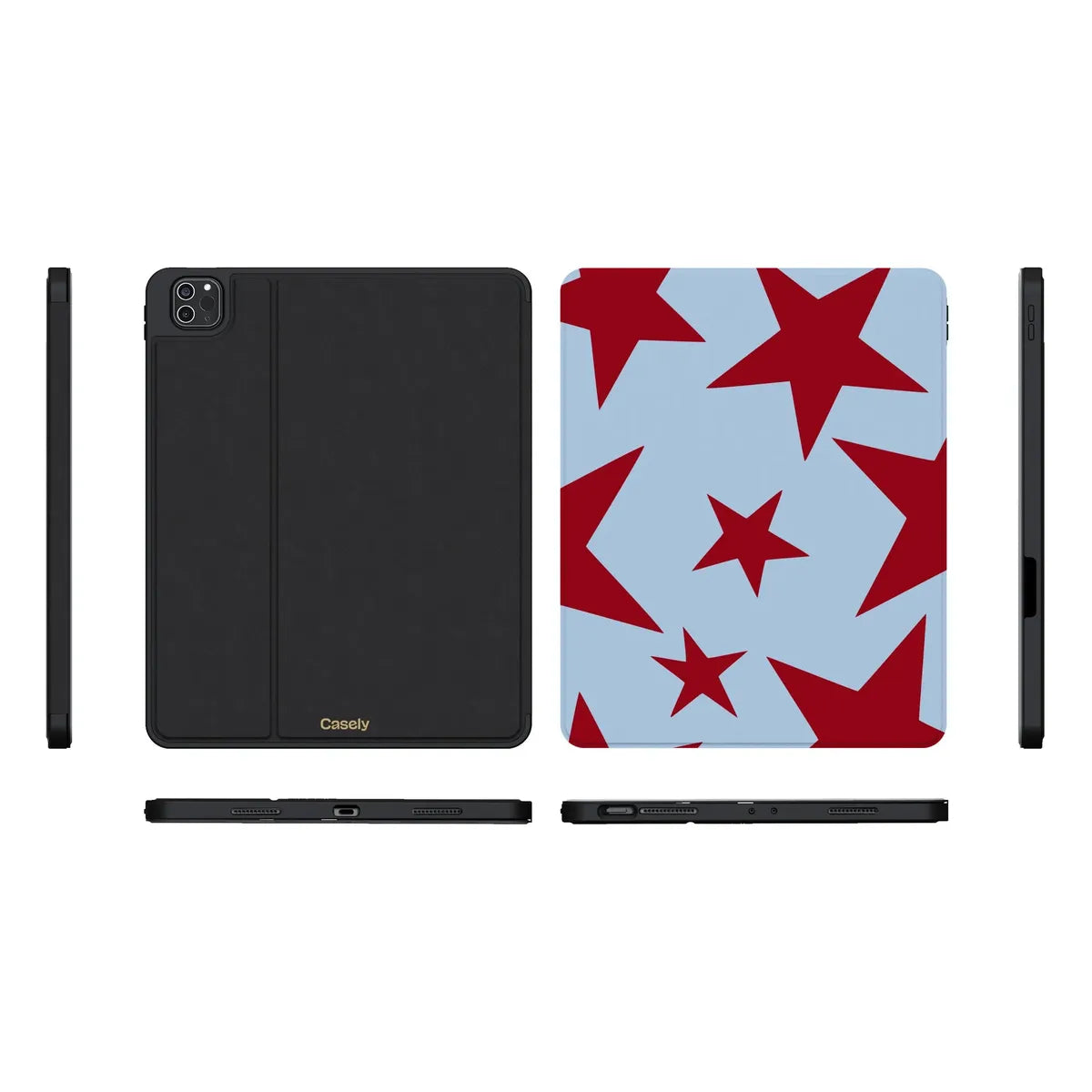 Stars Align | Blue & Red Stars iPad Case