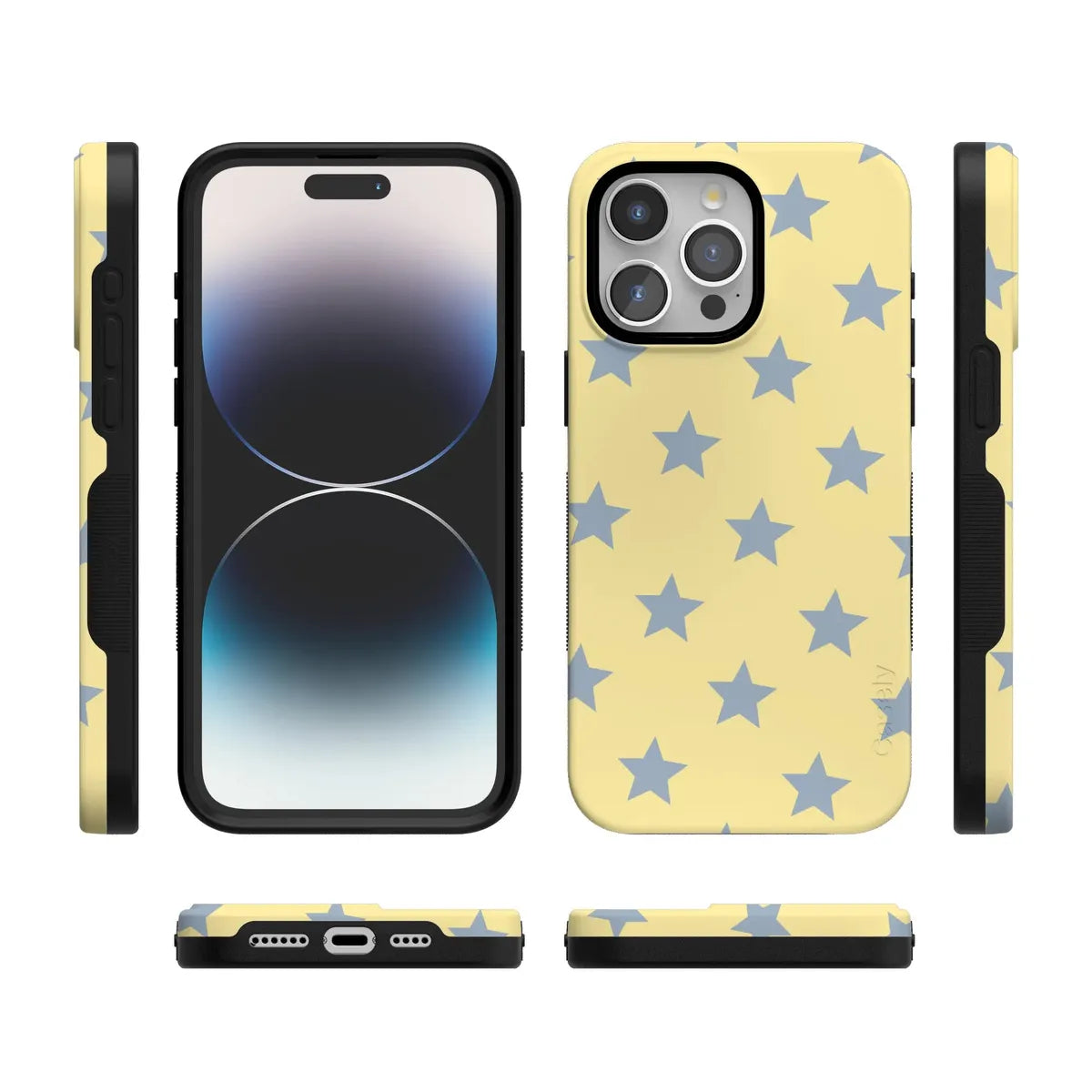 Shine Bright | Butter Yellow Stars Case