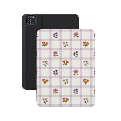 Meadow Check | Floral Gingham iPad Case