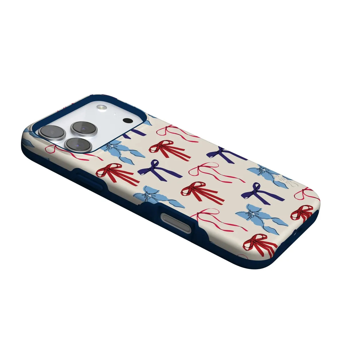 American Girlie | Red White & Blue Bows Case