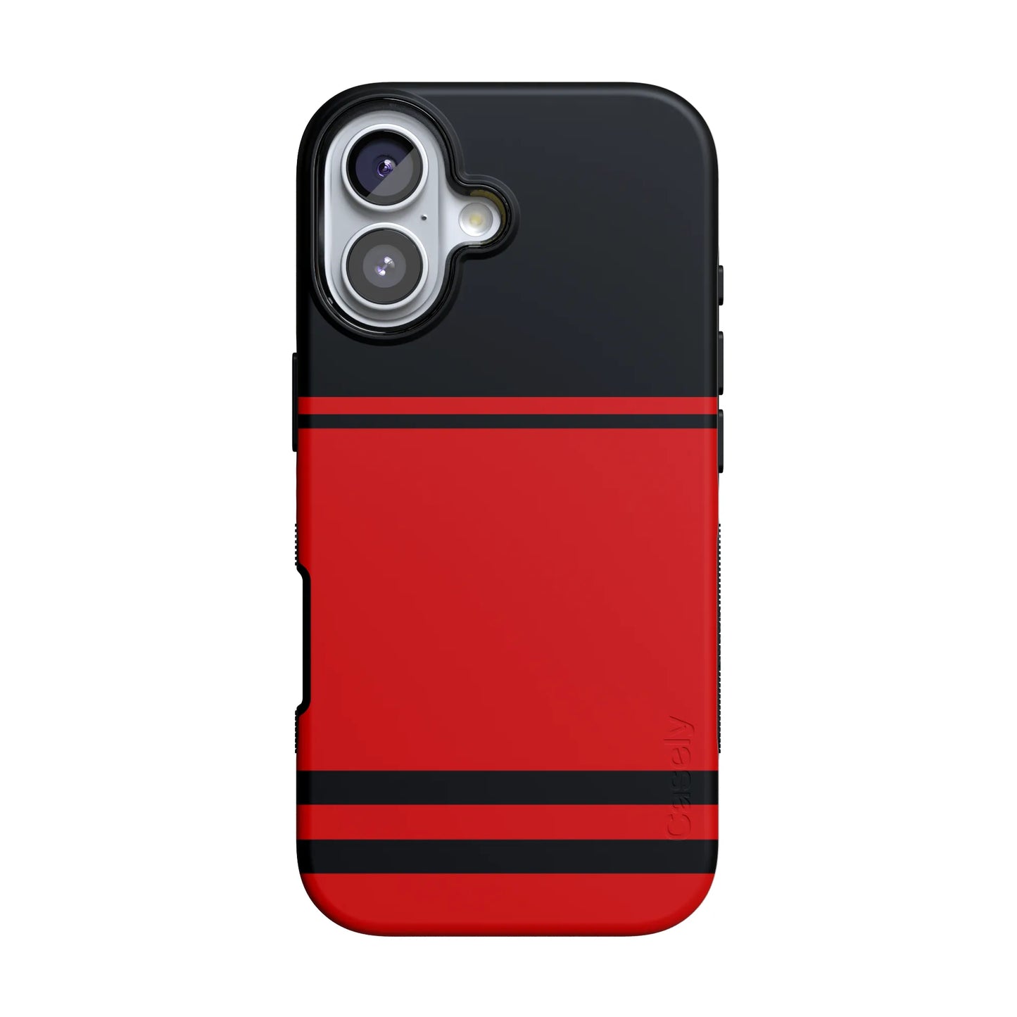 Go Canes | Black & Red Striped Case - iPhone 16