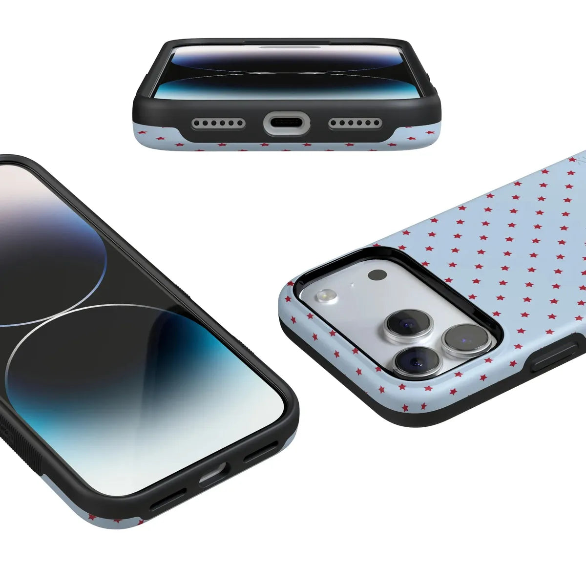 Tiny Stars | Red & Blue Case