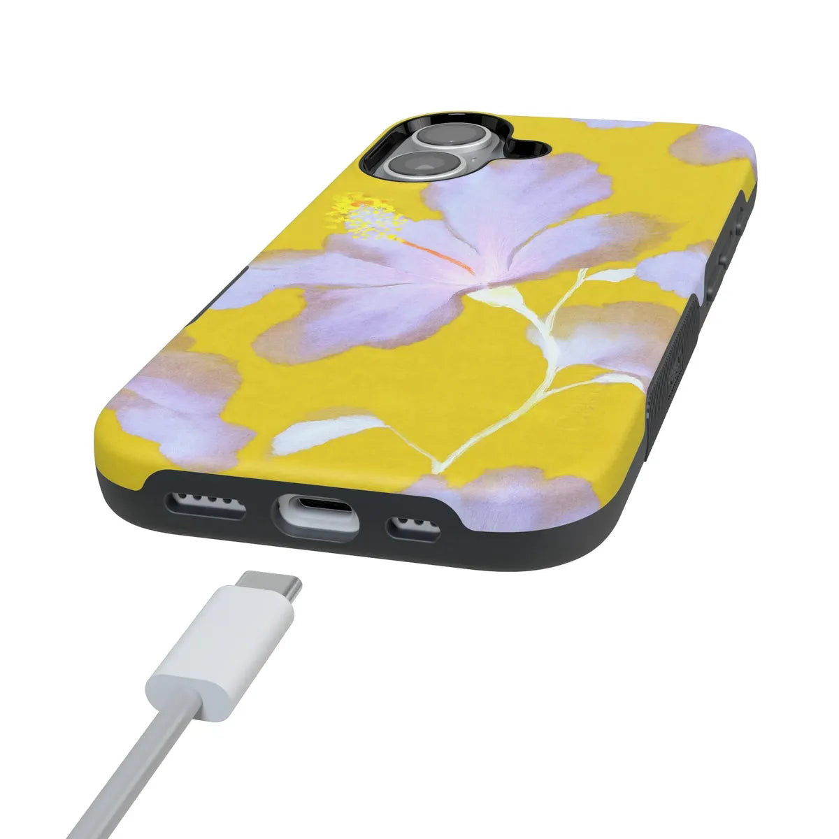 Hibiscus Haze | Painted Floral Case