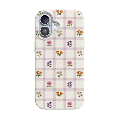 Meadow Check | Floral Gingham Case