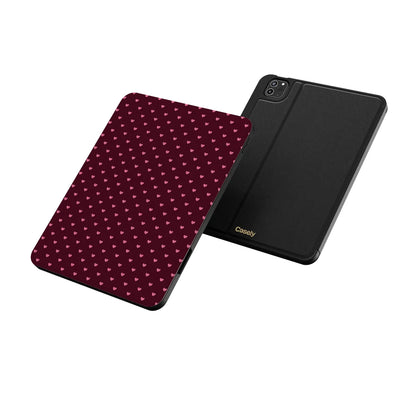 Heart Noir | Tiny Hearts iPad Case