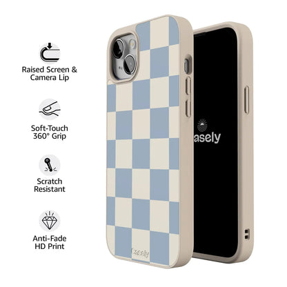Fit Check | Light Blue Checkerboard Case