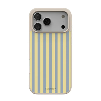 Coastline Stripes | Blue & Yellow Case - iPhone 17 Pro