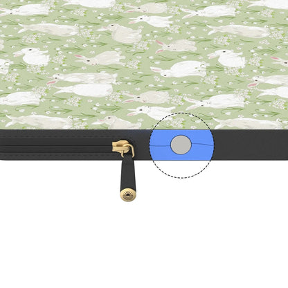 Hop to it | Green Bunny Laptop Case