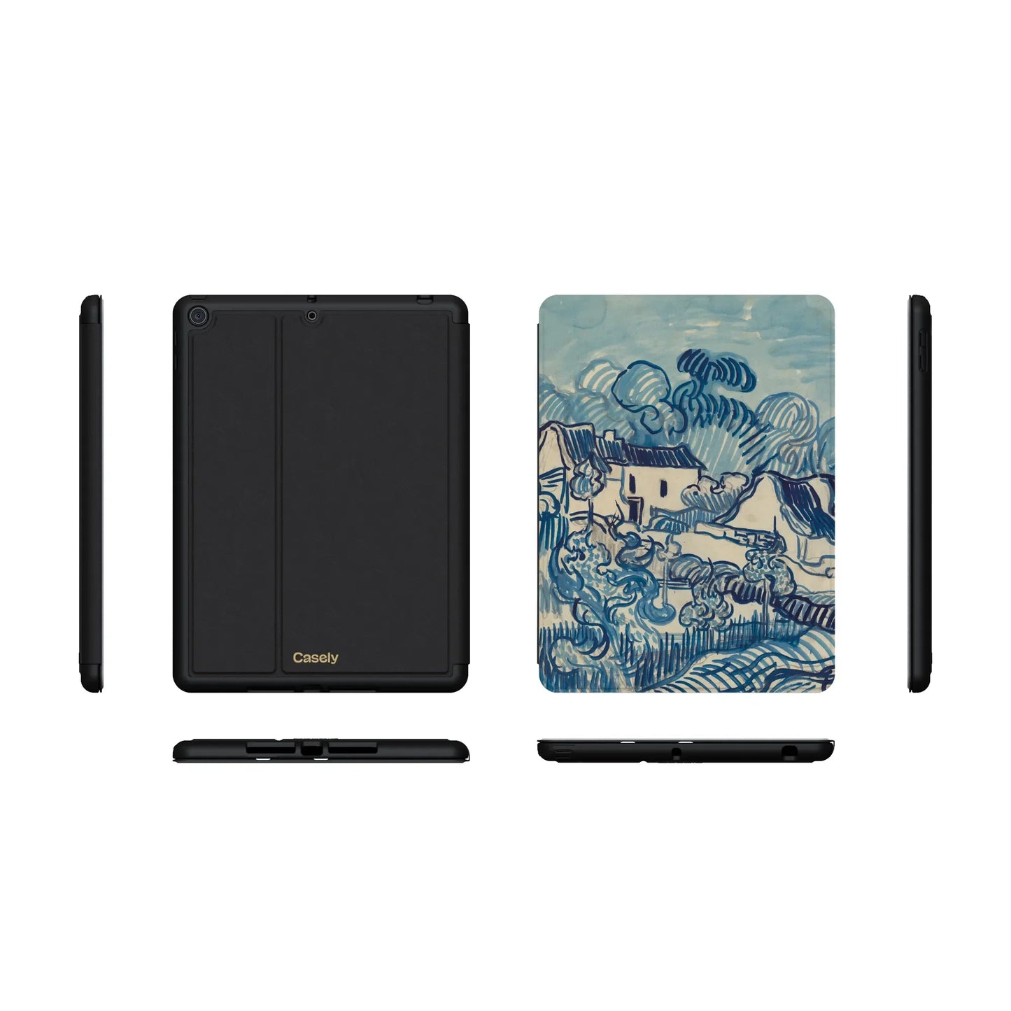 Van Gogh | Landscape With Houses iPad Case