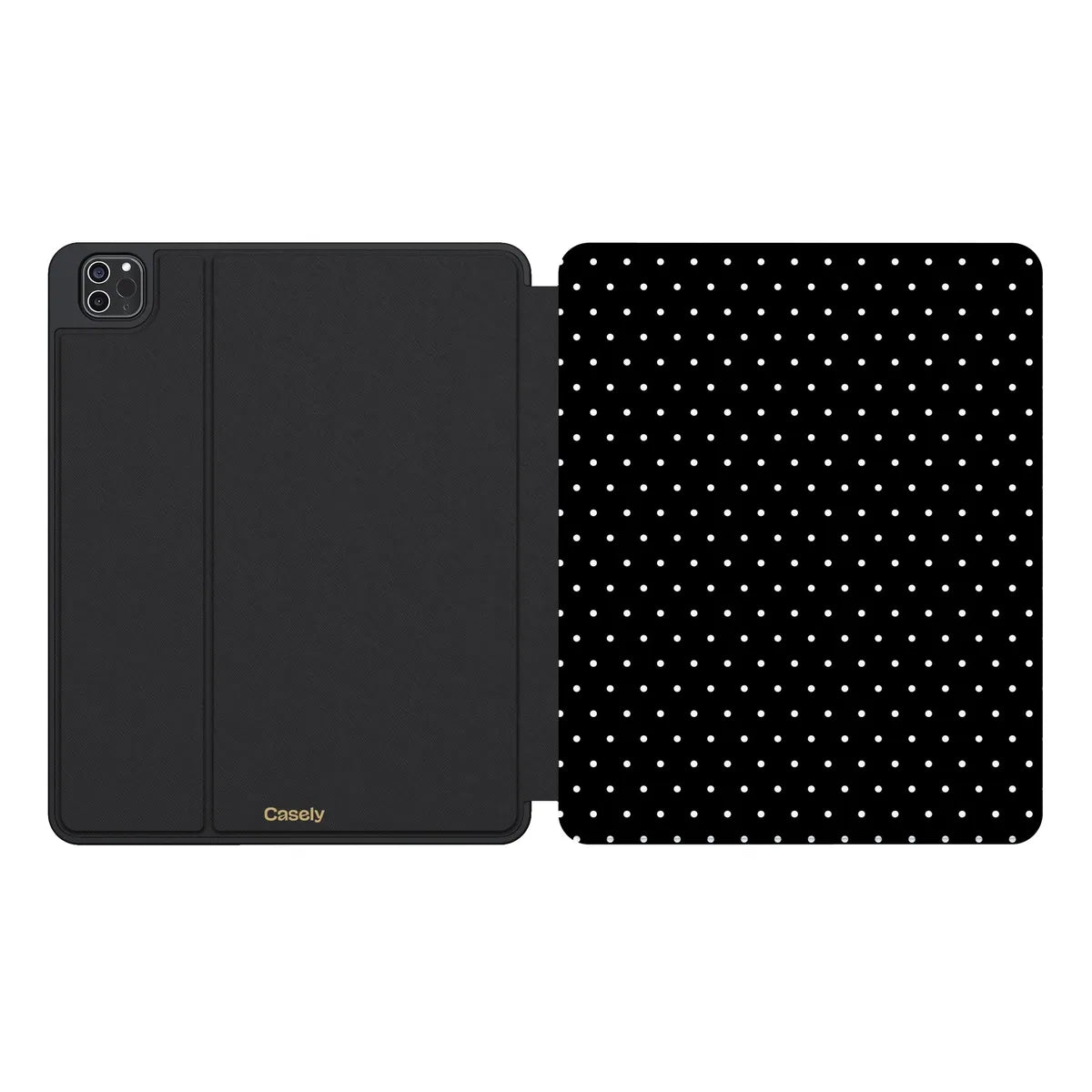 On the Dot | White Polka Dot iPad Case