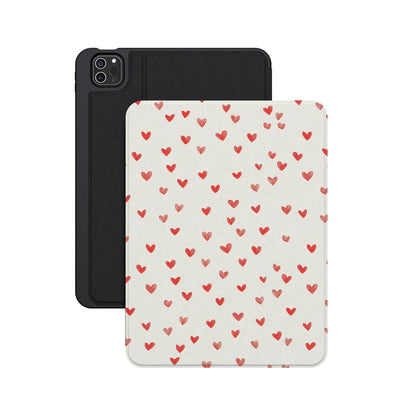 Love Letters | Doodle Hearts iPad Case