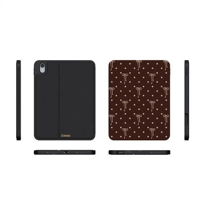Teddy Bows | Brown Polka Dot iPad Case