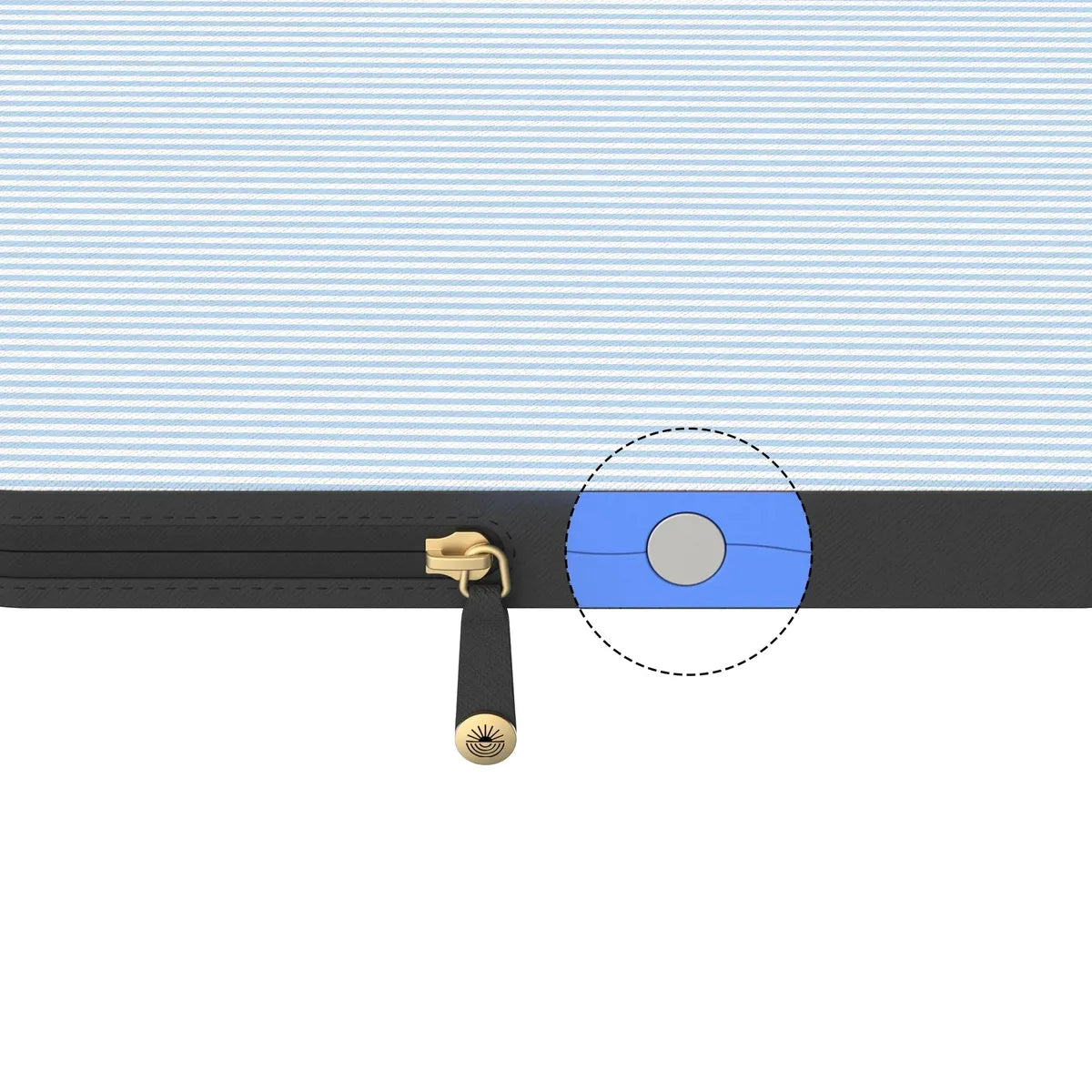 Marina Lines | Tiny Pinstripe Laptop Case