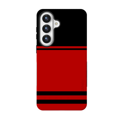 Go Canes | Black & Red Striped Case - Galaxy S26 Plus