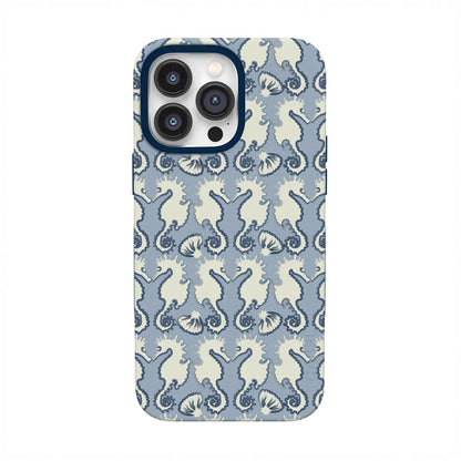 Seahorse Drift | Coastal Blues Case - iPhone 13 Pro