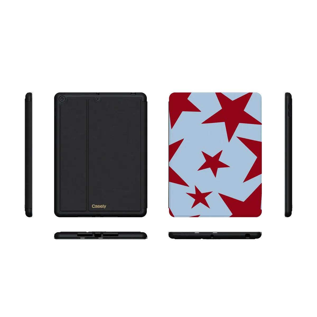 Stars Align | Blue & Red Stars iPad Case