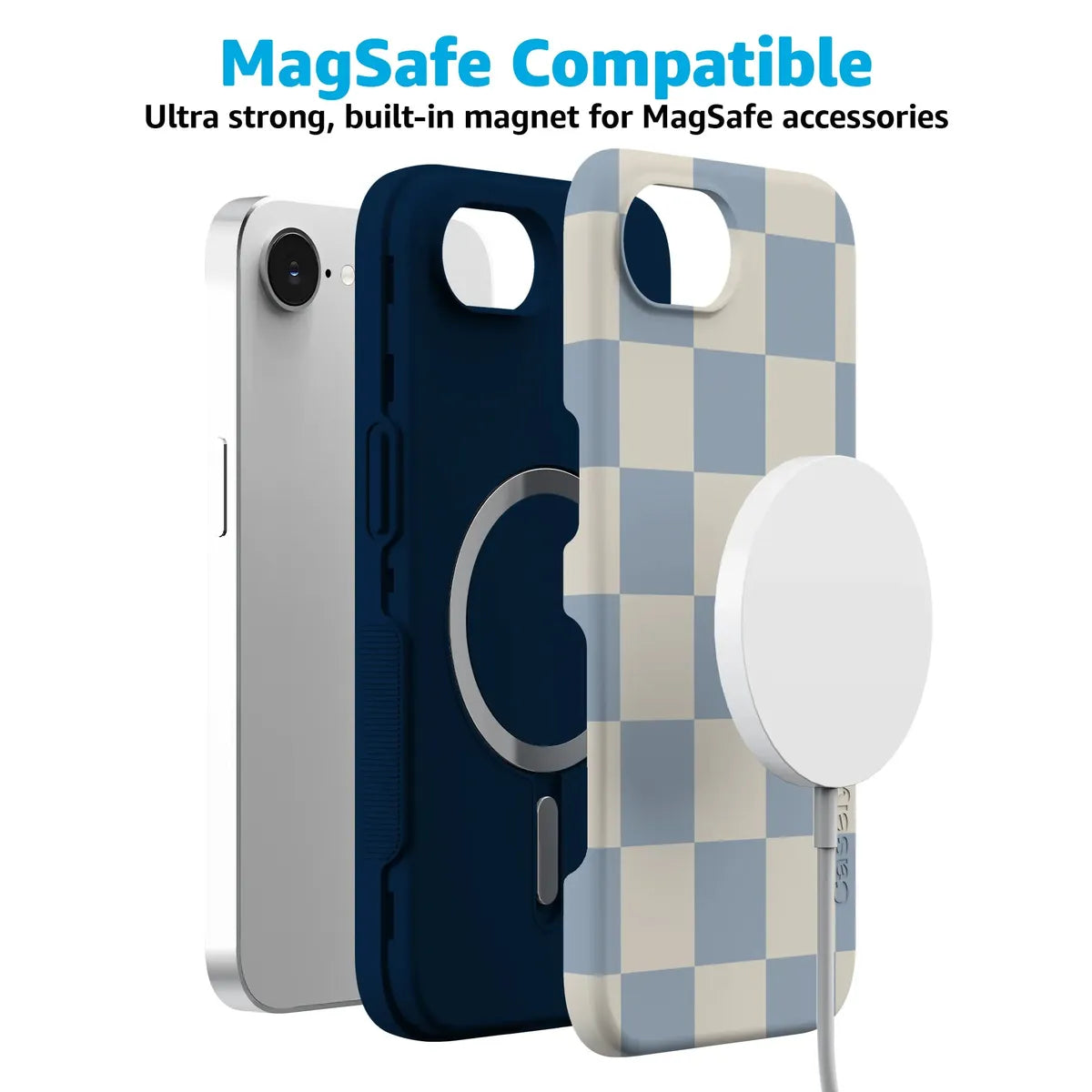 Fit Check | Light Blue Checkerboard Case