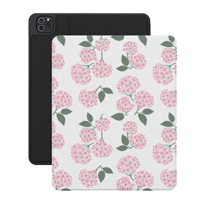 Nantucket Cottage | Pink Hydrangea iPad Case - iPad Pro 12.9" (M2, 2022)