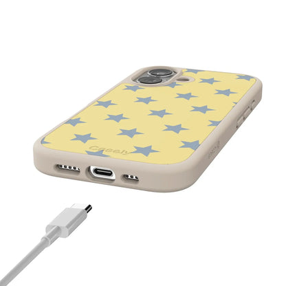 Shine Bright | Butter Yellow Stars Case