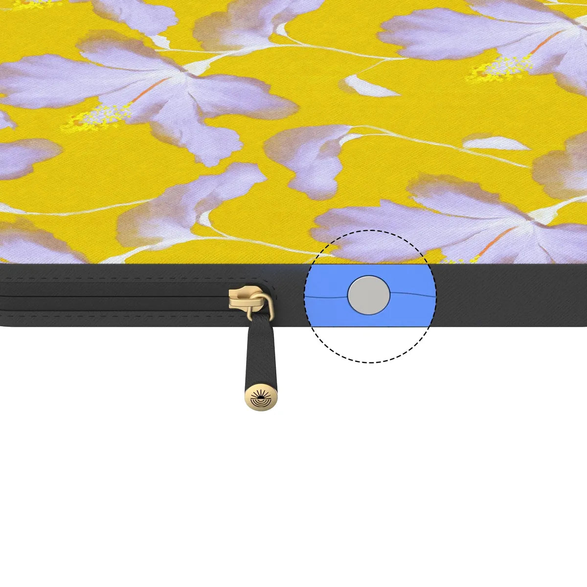 Hibiscus Haze | Painted Floral Laptop Case