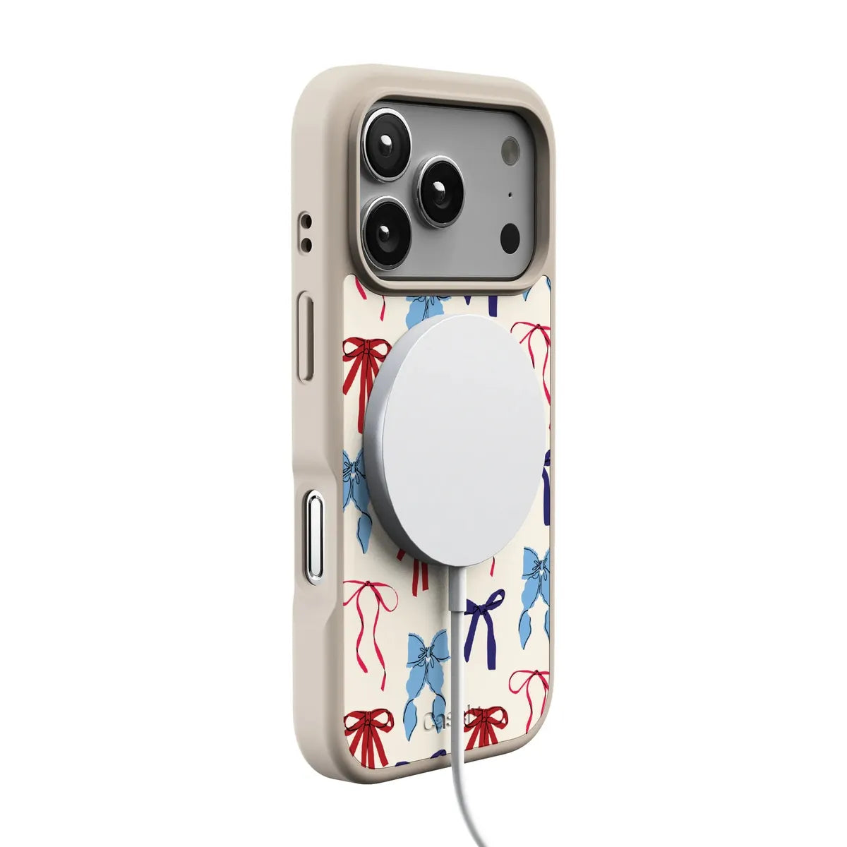 American Girlie | Red White & Blue Bows Case