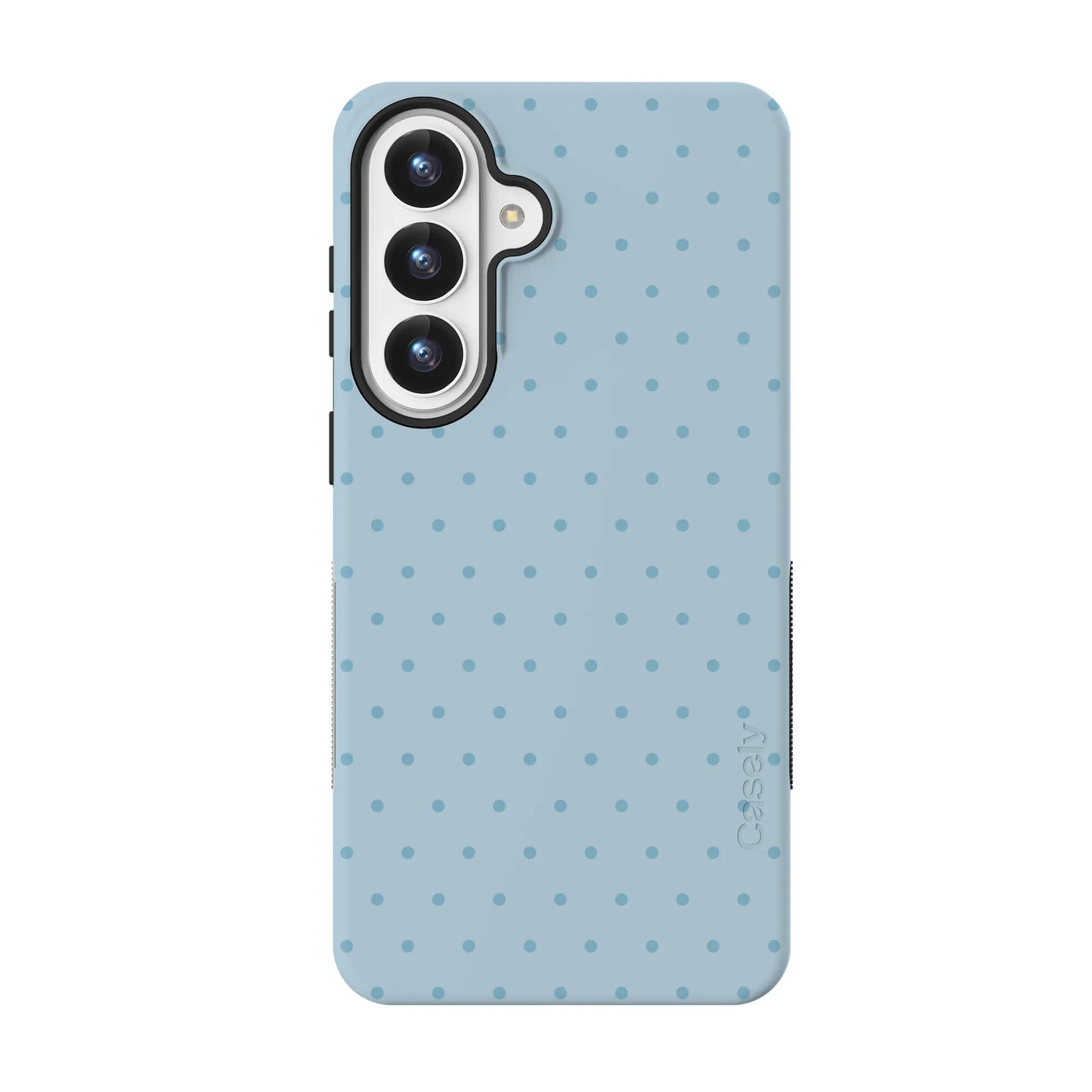 On the Dot | Blue Monochrome Polka Dot Case - Galaxy S26 Plus