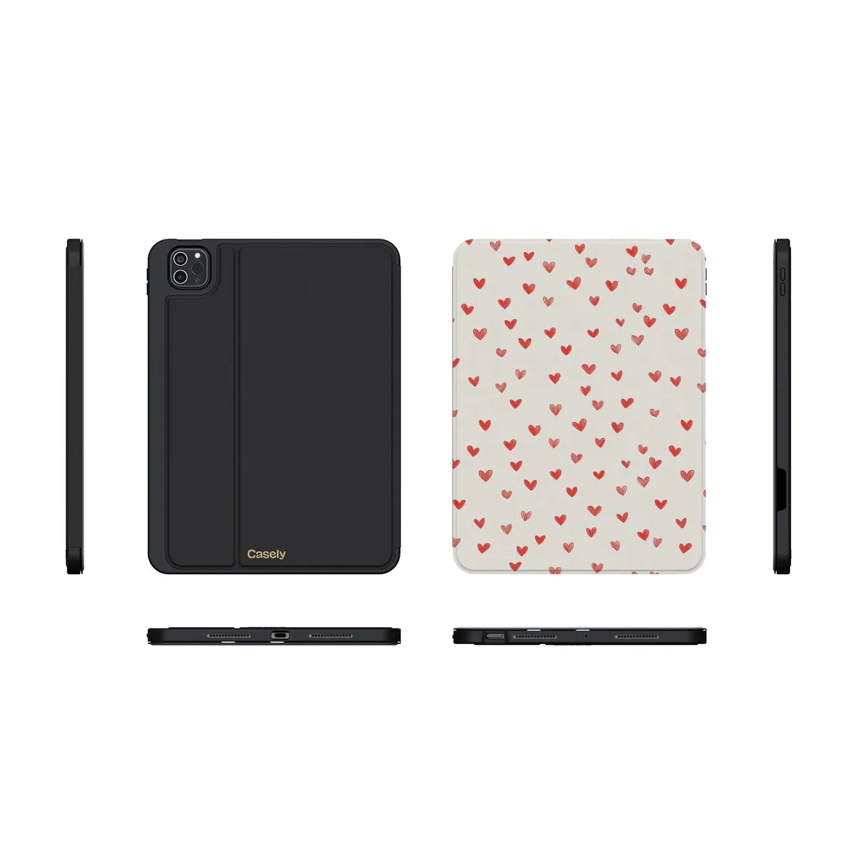 Love Letters | Doodle Hearts iPad Case