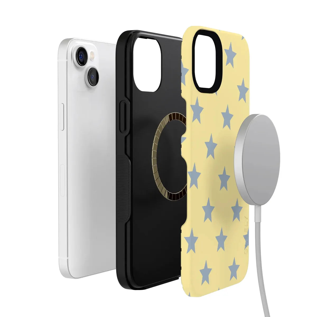 Shine Bright | Butter Yellow Stars Case