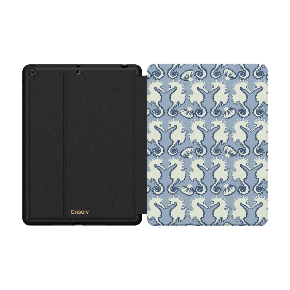 Seahorse Drift | Coastal Blues iPad Case