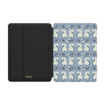 Seahorse Drift | Coastal Blues iPad Case