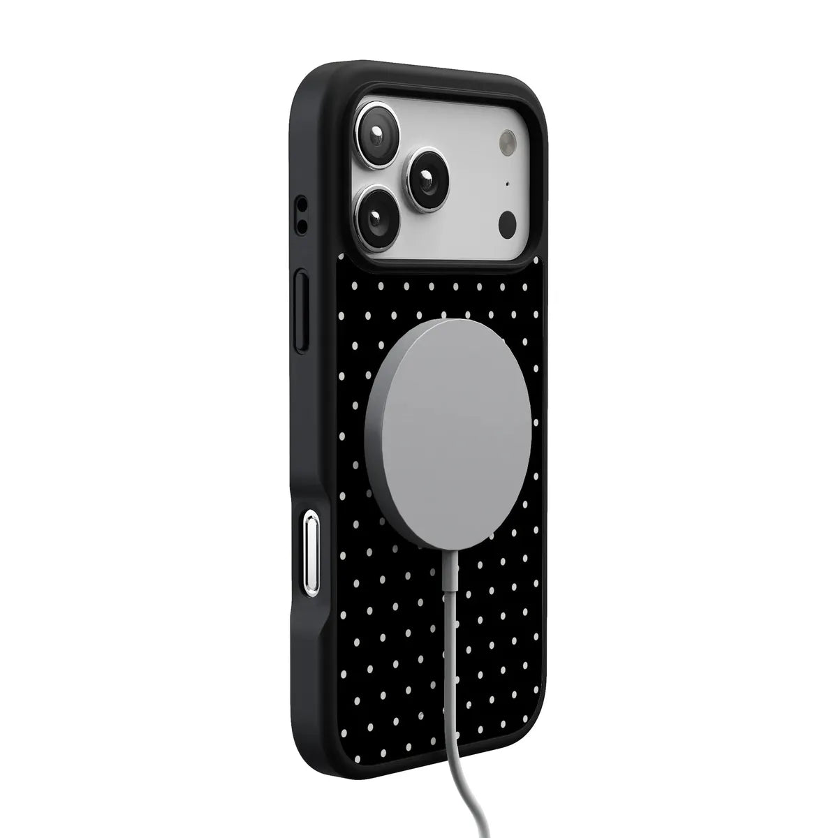 On the Dot | White Polka Dot Case