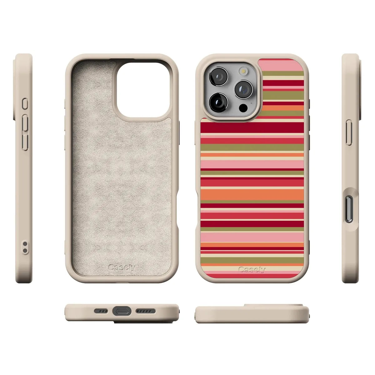 Citrus Stripes | Poolside Print Case