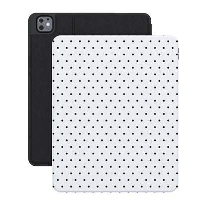 On the Dot | Black Polka Dot iPad Case