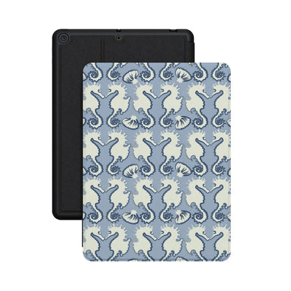 Seahorse Drift | Coastal Blues iPad Case