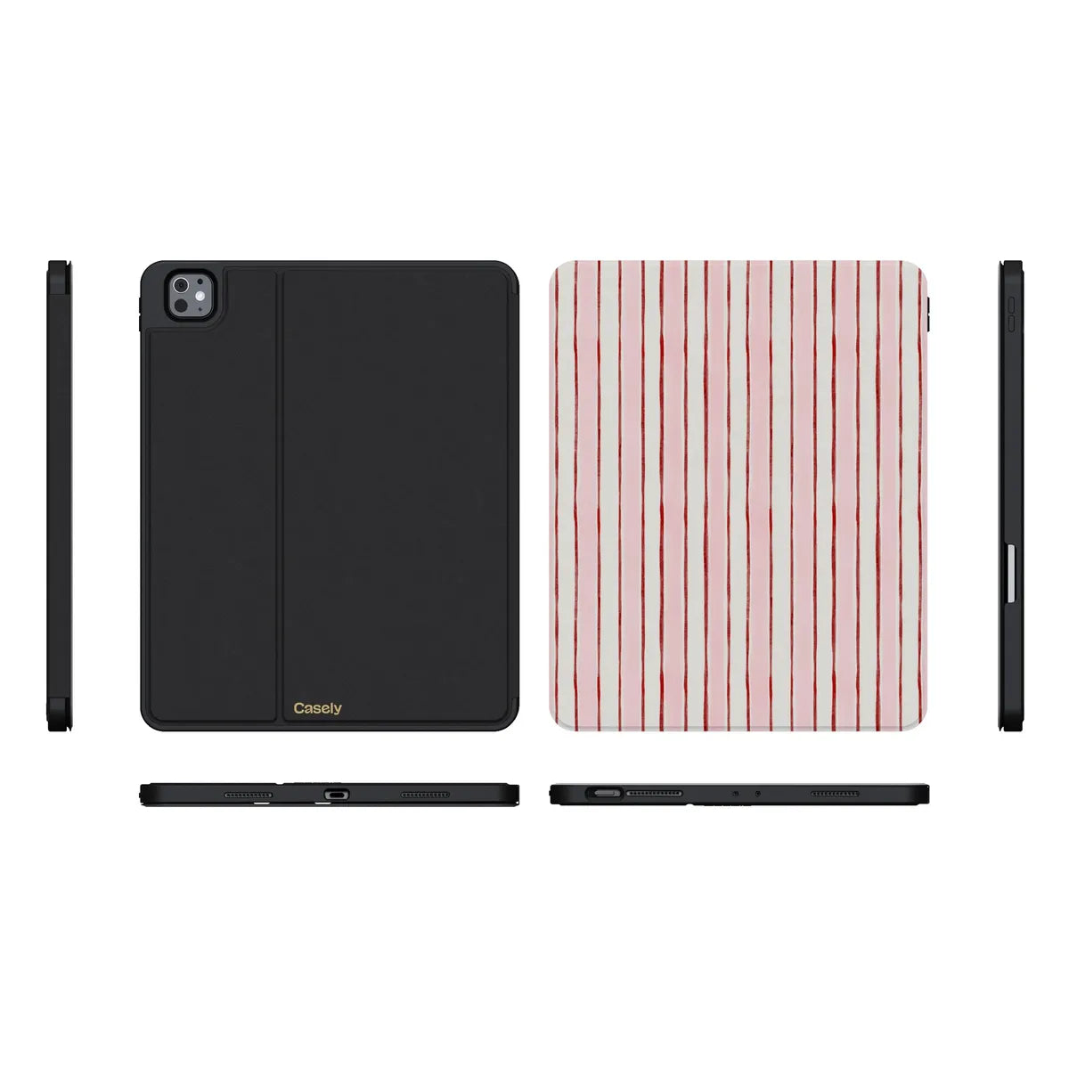 Pretty in Pastel | Blush Stripes iPad Case