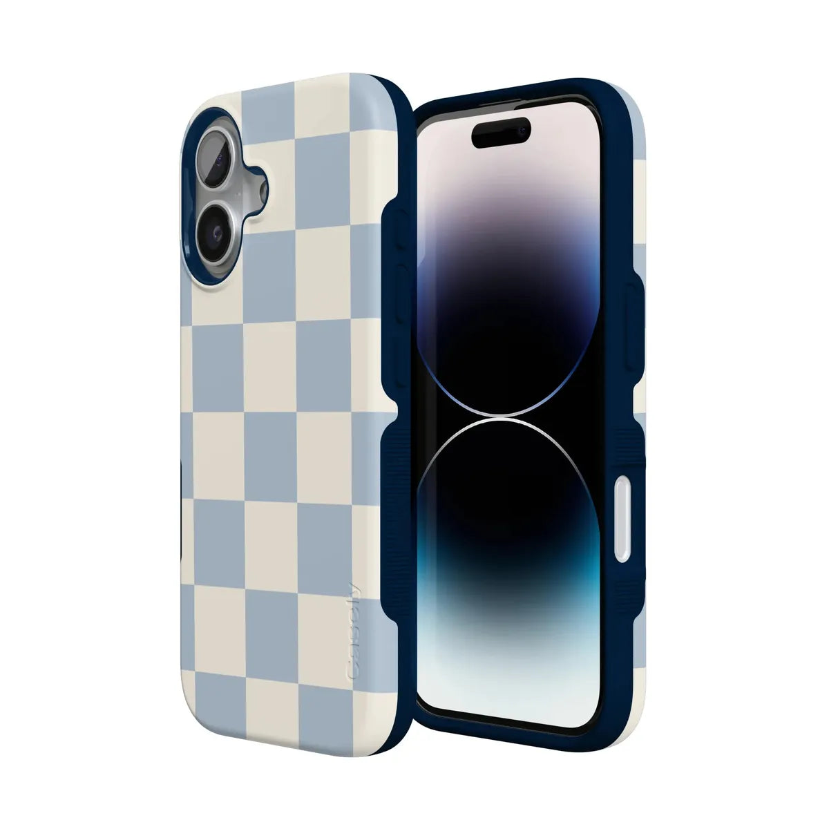 Fit Check | Light Blue Checkerboard Case