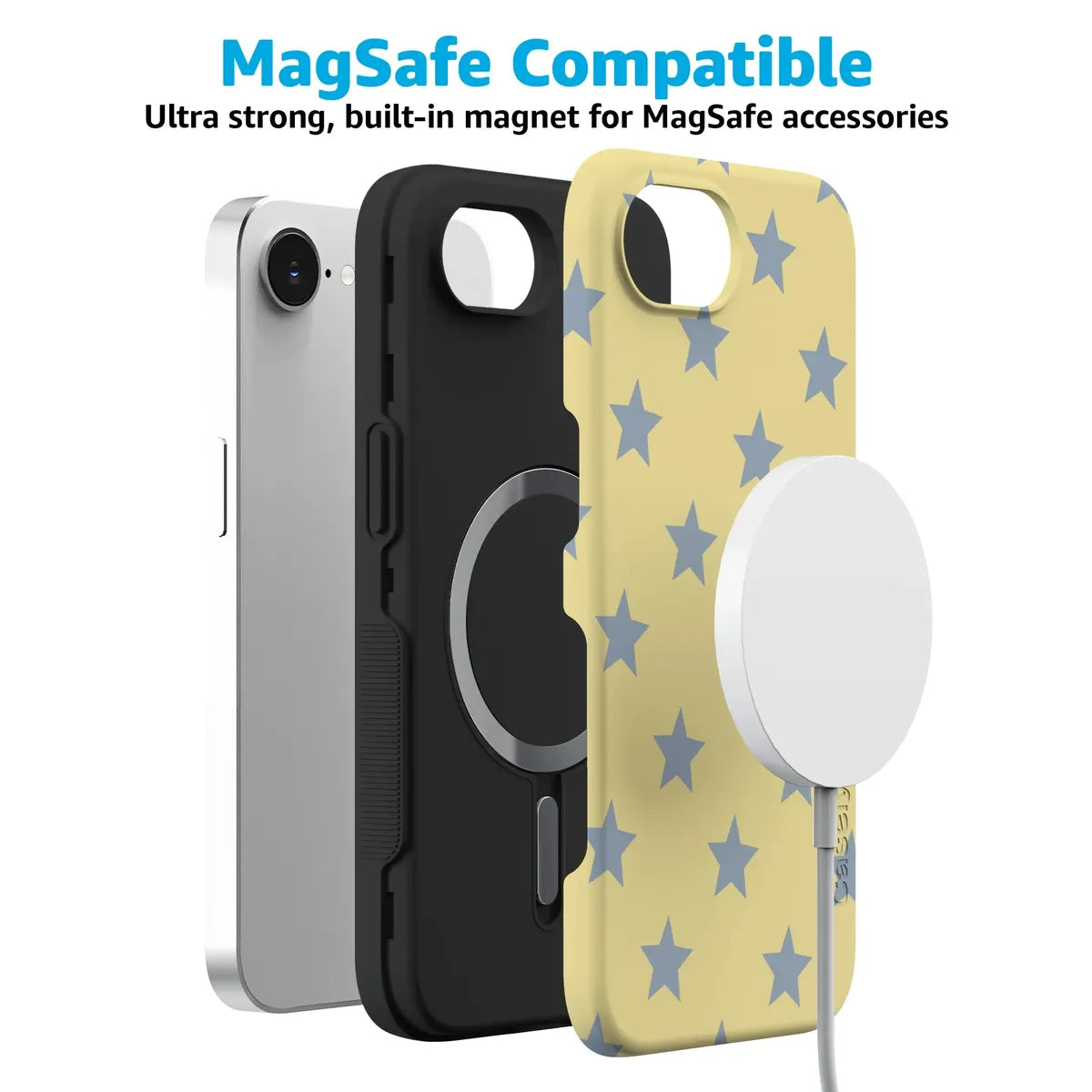 Shine Bright | Butter Yellow Stars Case