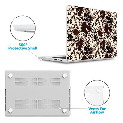 Cowgirl Envy | Cow Print Laptop Shell