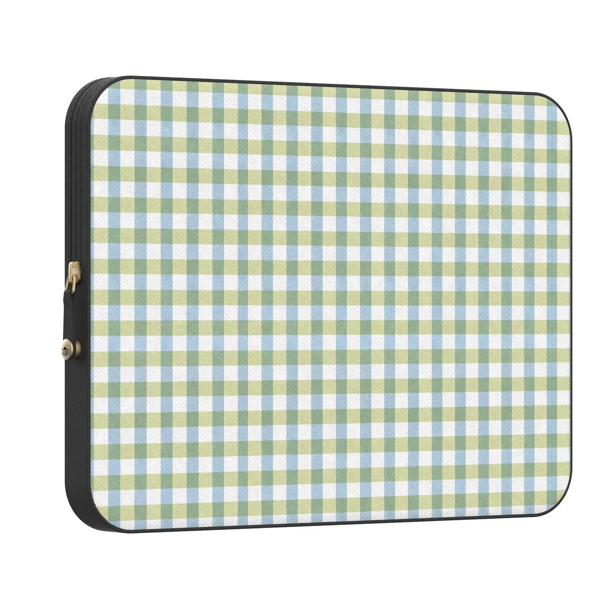 Pastel Picnic | Blue & Green Gingham Laptop Case