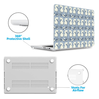 Seahorse Drift | Coastal Blues Laptop Shell