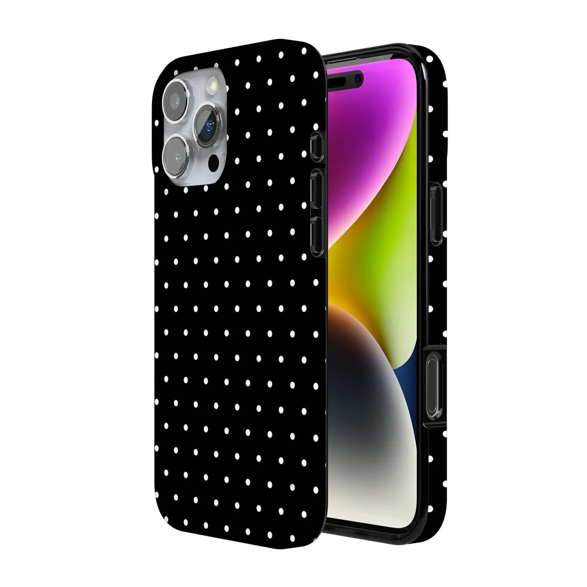 On the Dot | White Polka Dot Case